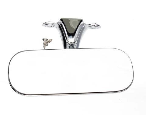 AMD Inside Rear View Mirror, Chrome, 48-52 Ford F1 F2 F3 Pickup Truck X645-4548-1