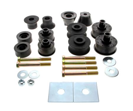 AMD Complete Body Mounting Kit, Cab & Radiator Mounts, 73-80 Chevy GMC 2WD 1/2 Ton Truck, Standard Cab 427-4073-21S