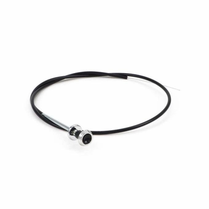 AMD Choke Cable Black-Stainless Knob and Nut, 64-66 Chevy GMC CK Truck X460-4064-72