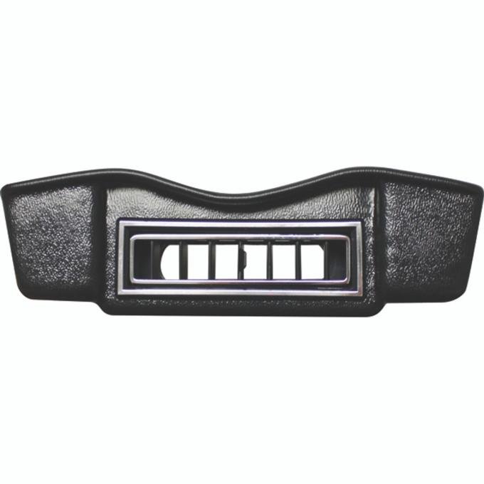 Vintage Air 1933-34 Ford Under Dash Center Louver Pnl Black w/ Chrome Accents 49134-VFL