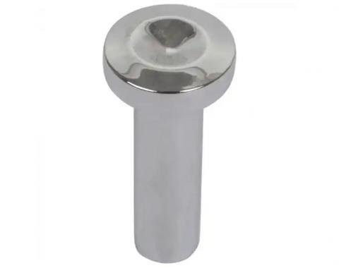 Door Lock Button - Die-Cast Chrome