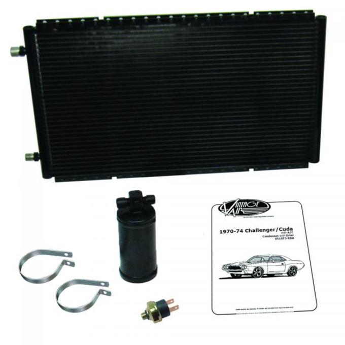 Vintage Air 1970-74 Barracuda/Cuda/Challenger with Factory Air Gen IV SureFit&trade; Condenser Kit with Drier 051073-EDA