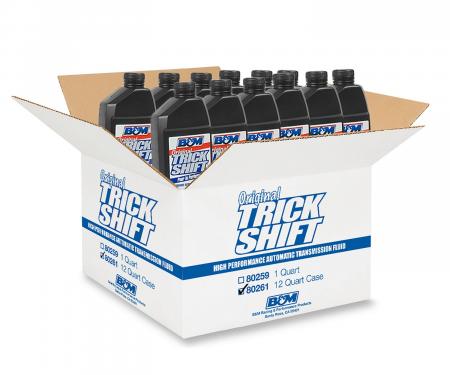 B&M Trick Shift Automatic Transmission Fluid, Case of 12 Quart Bottles 80261