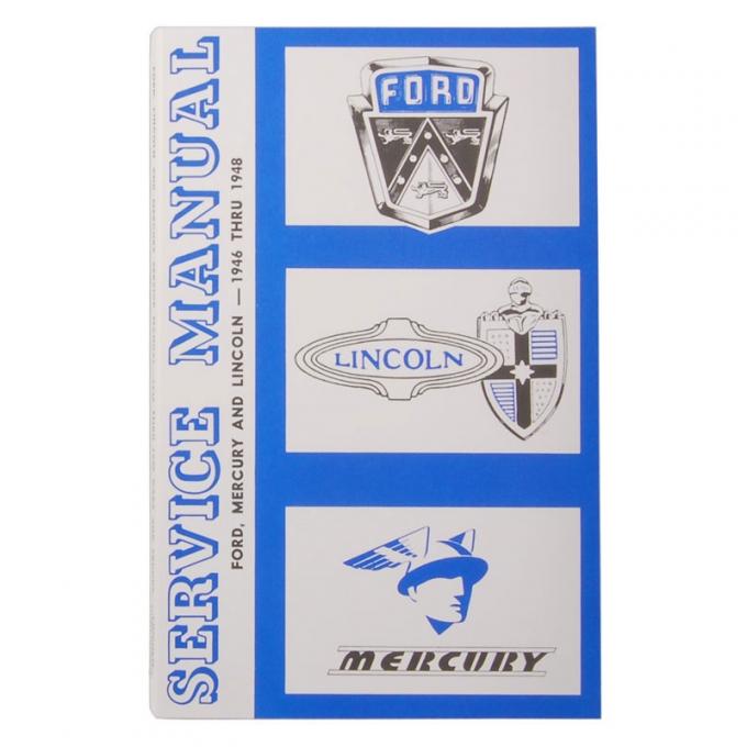 Dennis Carpenter Book - Service Manual - 1946-48 Ford Truck, 1946-48 Ford Car   CA-4602