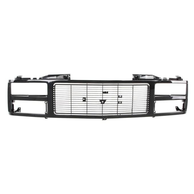 AMD Grille Shell, Argent Black, Dual Headlight, 88-93 GMC CK Pickup Suburban X150-4988-21