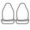 Covercraft 2000-2002 Ford Expedition Carhartt SeatSaver Custom Seat Cover, Brown SSC1297CABN