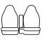 Covercraft 2006-2009 Ford Ranger Carhartt SeatSaver Custom Seat Cover, Gravel SSC3375CAGY
