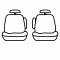 Covercraft SeatSaver Custom Seat Cover, Polycotton Misty Grey SS8366PCCT