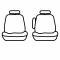 Covercraft 2018-2022 Chevrolet Trax SeatSaver Custom Seat Cover, Polycotton Grey SS2563PCGY