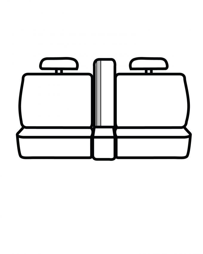 Covercraft SeatSaver Custom Seat Cover, Waterproof Grey SS8427WFGY
