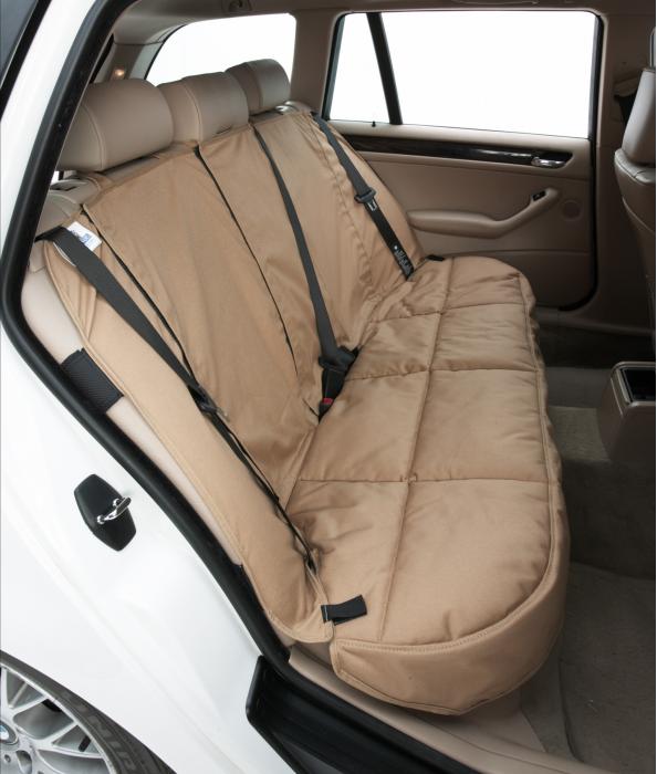 Covercraft Canine Covers Custom Rear Seat Protector, Polycotton Tan  DCC4653TN Classic Truck