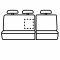 Covercraft 2011-2020 Dodge Journey SeatSaver Custom Seat Cover, Polycotton Charcoal SS8406PCCH