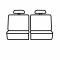 Covercraft SeatSaver Custom Seat Cover, Polycotton Wet Sand SS7353PCSA