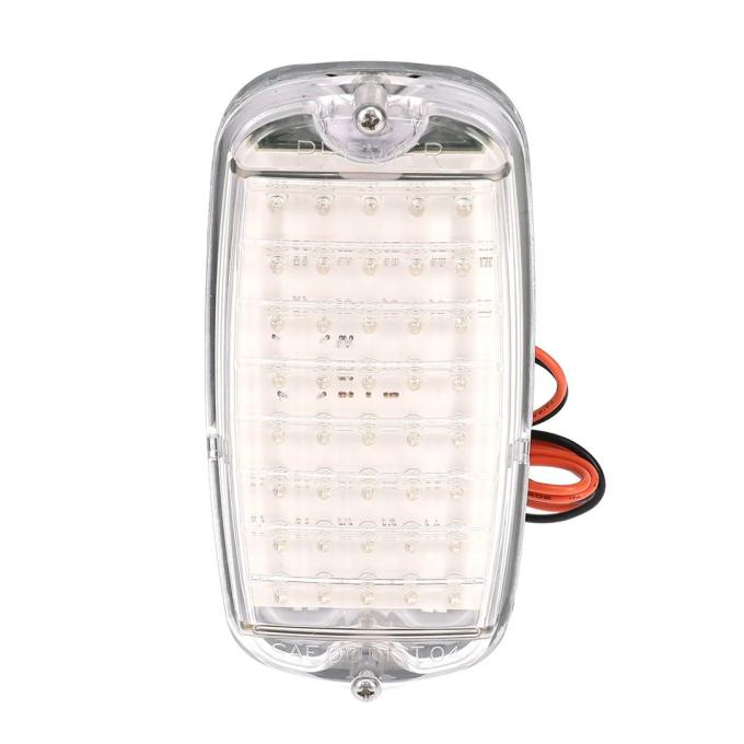 AMD Tail Light Assembly, Clear, 40 Red LED, 60-66 Chevy GMC CK Fleetside Truck X950-4060-2CD