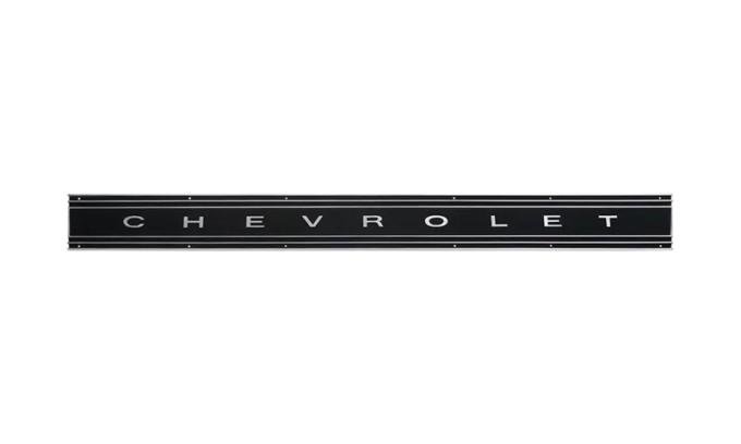 AMD Tailgate Molding, Black with "CHEVROLET" Letters, 69-72 Chevy Truck Blazer T-9656