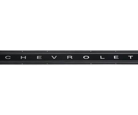 AMD Tailgate Molding, Black with "CHEVROLET" Letters, 69-72 Chevy Truck Blazer T-9656
