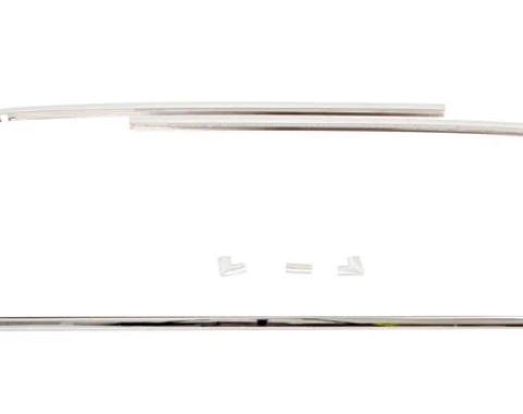 AMD Rear Window Reveal Molding Set, 6 pcs, 67-72 Chevy GMC CK Pickup Truck X670-4067-S