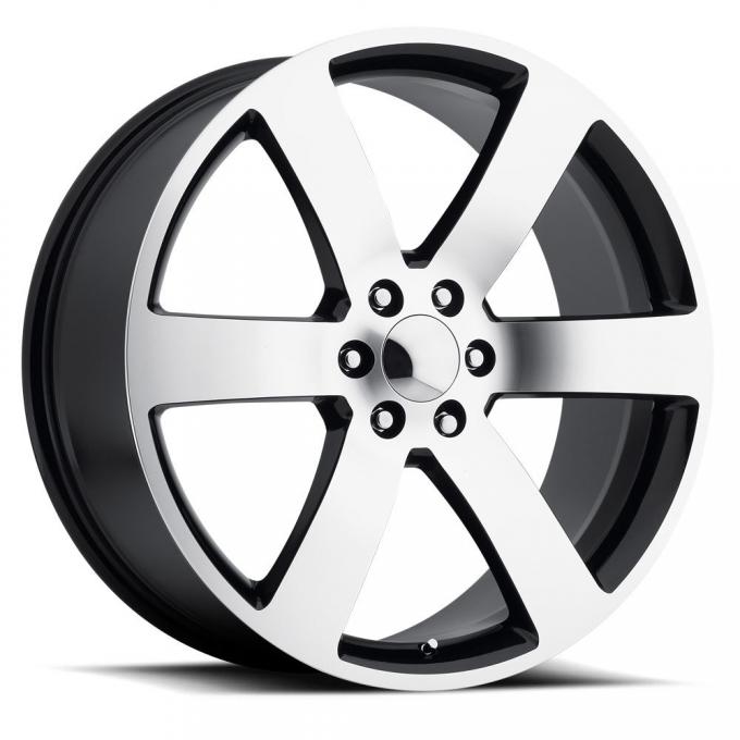 Factory Reproductions Tahoe Wheels 24X10 6X5.5 +31 HB 78.1 Tbss 1500 Tahoe Suburban Black Machine Face With Cap FR Series 32 32410316507