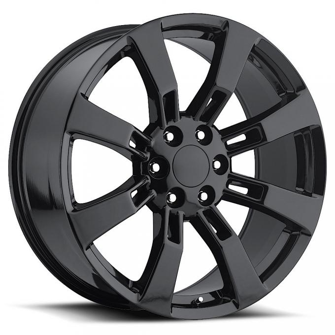Factory Reproductions Escalade Wheels 24X10 6X5.5 +31 HB 78.1 2009 GMC /Escalade Gloss Black With Cap FR Series 40 40410316502