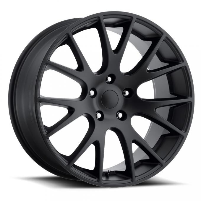 Factory Reproductions Hellcat Wheels 22X10 5X5.5 +25.4 HB 77.8 Truck Hellcat Satin Black With Cap FR Series 70 70210255503