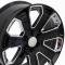 20" Fits Chevrolet - Silverado Wheel - Black with Chrome Inserts 20x8.5