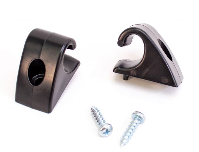 AMD Sun Visor Retainer Clips, Black, LH/RH Pair 385-4067-2P