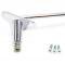 AMD Sun Visor Bracket, Chrome, LH 386-4047-1L