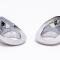 AMD Wiper Transmission Bezel Set, Chrome, 47-53 Chevy GMC Truck 382-4047