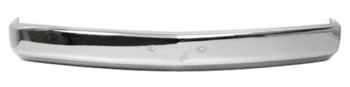 AMD Front Bumper, Chrome, w/ License Brkt Holes w/o Impact Strip Holes 100-4088-6