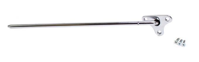 AMD Sun Visor Bracket, Chrome, LH 386-4047-1L