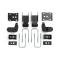 QA1 Rear Drop Kit, 21-25 F150, 3.5in-5.5in Drop, Single Adjustable RDK52631
