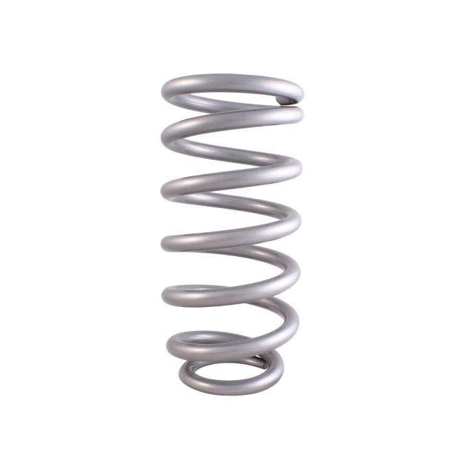QA1 Spring, Cr-Si Ht High Travel 4.125" 10" X 600 Lbs/In. Tapered Silver Pc 10HTBF600