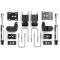 QA1 3/5 Lowering Kit, 15-20 F150 2WD, W/Spindles, Double Adj. LK12-FF01