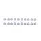 United Pacific 5 on 5-1/2" Spider Wheel Hub Cover (4/Set) C8062