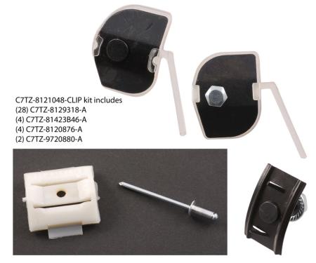 Dennis Carpenter Molding Clip Kit - 1967 Ford Truck     C7TZ-8121048-CLIP