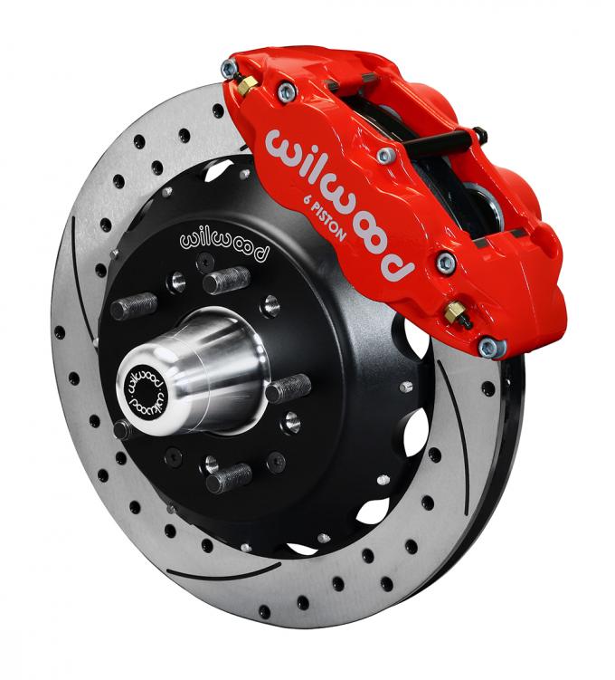 Wilwood Brakes Forged Narrow Superlite 6R Big Brake Front Brake Kit (Hub) 140-12460-DR