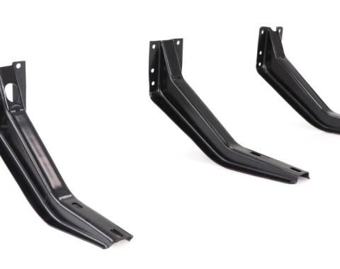 AMD Running Board Hanger Bracket Set, LH, 3 pcs, 47-55 Chevy GMC 1/2-ton Pickup Truck Suburban X435-4047-LS
