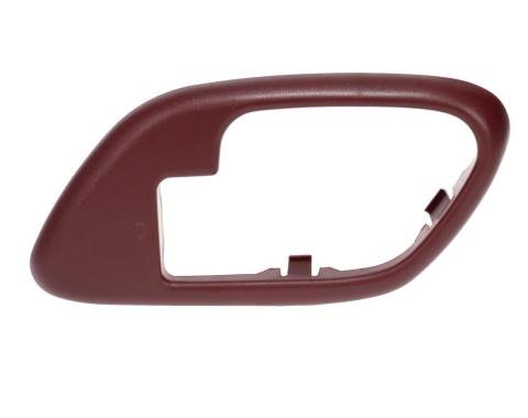 AMD Front Door Handle Bezel, without Power Door Lock Hole, RH, Red, 95-00 Chevy GMC C/K OBS Pickup Truck SUV X540-4095-2REDR