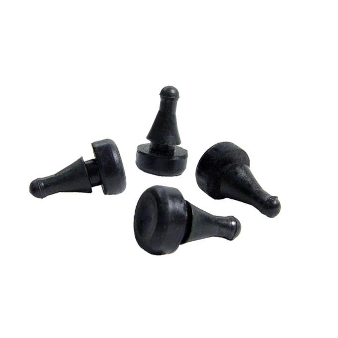 Metro Moulded Parts 1946-1952 Ford Hood Bumpers. 3/8" O.d., 3/4" Long. Set of Four SB 900