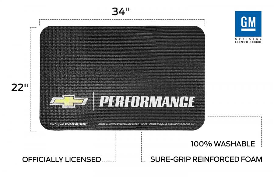 Chevrolet Performance Fender Gripper Protective Cushion Fender Cover FG2071 Chevrolet Performance Fender Gripper Protective Cushion Fender Cover FG2071