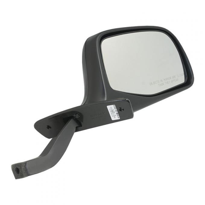 Dennis Carpenter Outside Rear View Mirror Assembly - Right Hand - Manual - Black Cap - 1992-96 Ford Truck, 1992-96 Ford Bronco F7TZ-17682-AAA