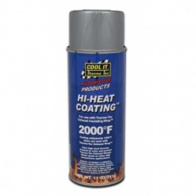 Thermo-Tec Hi-Heat Exhaust Wrap Coating, Aluminum