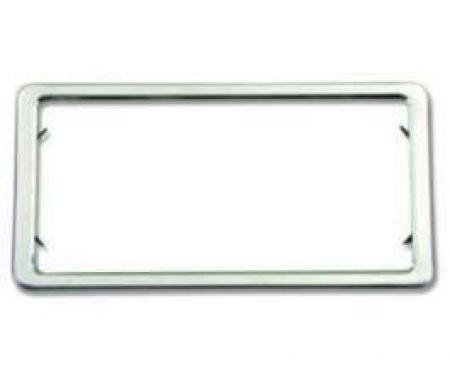 License Plate Frames, Stainless Steel