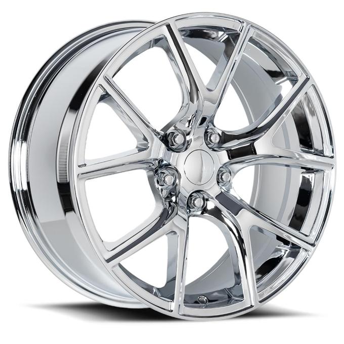 Factory Reproductions FR 75 &ndash; Jeep Trackhawk Replica Wheels 20x10 5x5 +50 HB 71.5 Trackhawk Chrome with Cap 75010505001