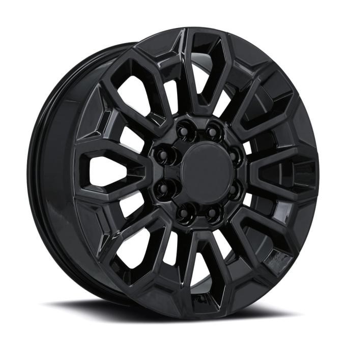 Factory Reproductions FR 277 &ndash; Chevrolet High Country 2500 Replica Wheels Fr277 22x8.5 8x180 +44 HB 124.1 Chevrolet High Country 2500 Gloss Black with Cap 277285448002