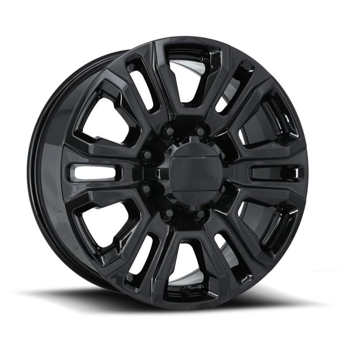 Factory Reproductions FR 275 &ndash; GMC Denali 2500 Replica Wheels Fr275 20x8.5 8x180 +47 HB 124.1 GMC Denali 2500 Gloss Black with Cap 275085478002