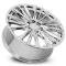 Factory Reproductions FR 205 - Platinum v Replica Wheel 24x10 6x5.5 +28 HB 78.1 Platinum v Replica Wheel Chrome with Cap 205410286501