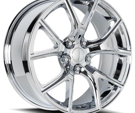 Factory Reproductions FR 75 &ndash; Jeep Trackhawk Replica Wheels 20x10 5x5 +50 HB 71.5 Trackhawk Chrome with Cap 75010505001