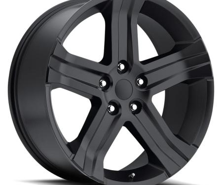 Factory Reproductions FR 69 &ndash; Ram Truck Rt Replica Wheels 24x10 5x5.5 +25 HB 77.8 2013 Dodge Ram Rt Satin Black with Cap 69410255503