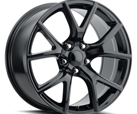 Factory Reproductions FR 75 &ndash; Jeep Trackhawk Replica Wheels 20x9 5x5 +34.7 HB 71.5 Trackhawk Gloss Black with Cap 75090355002